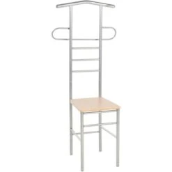 Gentleman's Valet Chairs 2 Pcs Metal VidaXL