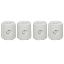 Outsunny Tent Weight Base 4pcs Gazebo Foot Leg Anchor Weights Marquee White