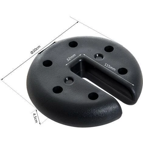 Outsunny Tent Weight Base 4pcs Gazebo Foot Leg Pole Anchor Weights Marquee - Image 3