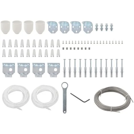81 Piece Awning Accessory Set VidaXL
