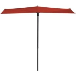 Balcony Parasol Sun Wave 270x150 Cm Brick Red Madison
