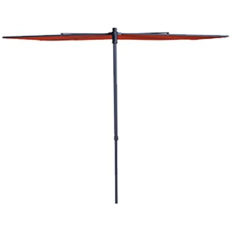 Balcony Parasol Sun Wave 270x150 Cm Brick Red Madison - Image 2