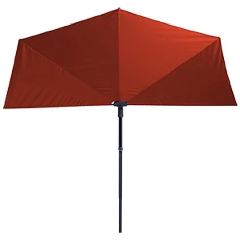 Balcony Parasol Sun Wave 270x150 Cm Brick Red Madison - Image 4
