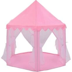 Princess Play Tent Pink VidaXL