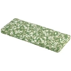 Cotswold Leaf 2 Seater Bench Outdoor Garden Furniture Cushion - L116 X W48 Cm