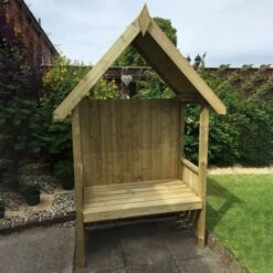 Hebe 4' X 2' Pressure Treated Arbour