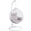 Yaheetech Rattan Swing Patio Garden Weave Hanging Egg Chair W/Cushion& Cover In Or Outdoor