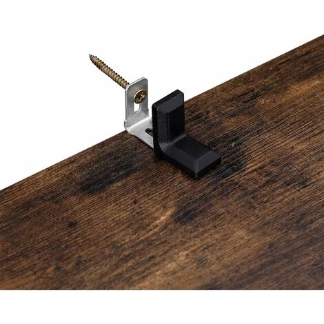 VASAGLE Wooden Bookcase, Cube Display Shelf And Room Divider, Freestanding Decorative Storage Shelving, 6-Tier Bookshelf, Rustic Brown By SONGMICS LBC61BX - Image 3