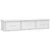 Wall Drawer Shelf High Gloss White 88x26x18.5 Cm Engineered Wood VidaXL