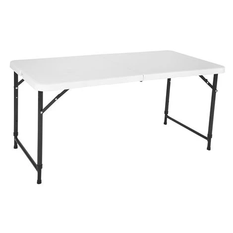 KMS WestWood 4 FT Plastic Folding Table - Image 2