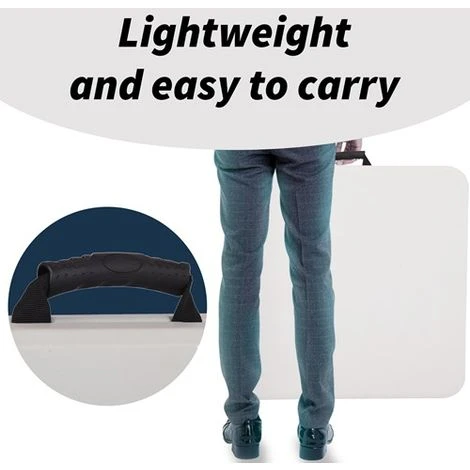 KMS WestWood 4 FT Plastic Folding Table - Image 5