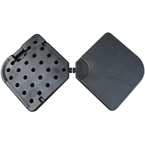 Greenbay Set Of 4 Square Black Parasol Base Stand Weight For Cantilever & Banana Hanging Umbrellas - Image 2