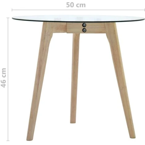 Side Table Set 2 Pcs Tempered Glass VidaXL - Image 3