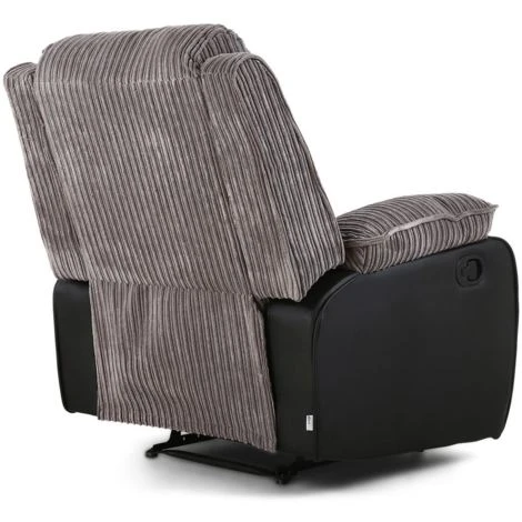 POSTANA GREY FABRIC RECLINER ARMCHAIR - Image 5