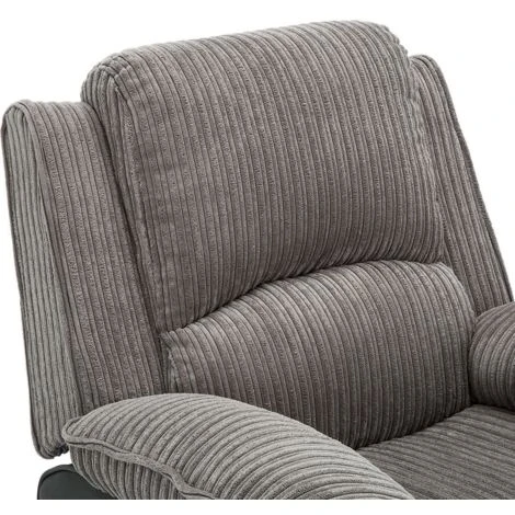 POSTANA GREY RISE RECLINER FABRIC ARMCHAIR - Image 4