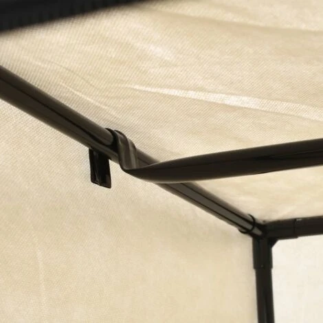 Hommoo Wardrobe Cream 75x50x160 Cm VD23552 - Image 2