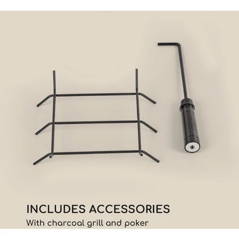 Blumfeldt Volantis Cupric Garden Fireplace Stainless Steel Black - Image 5