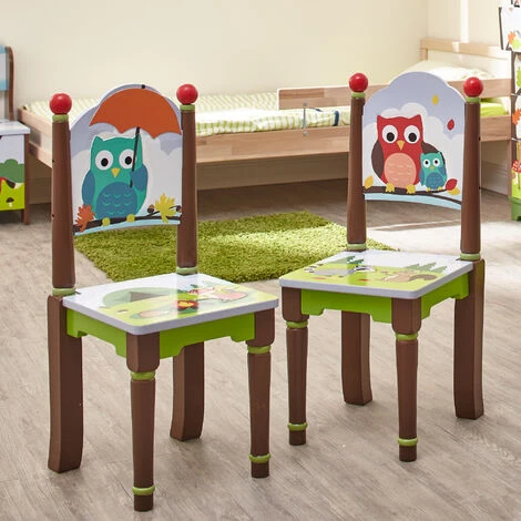 Fantasy Fields Enchanted Woodland Childrens Wooden Chair Set (no Table) TD--11740 - Image 2