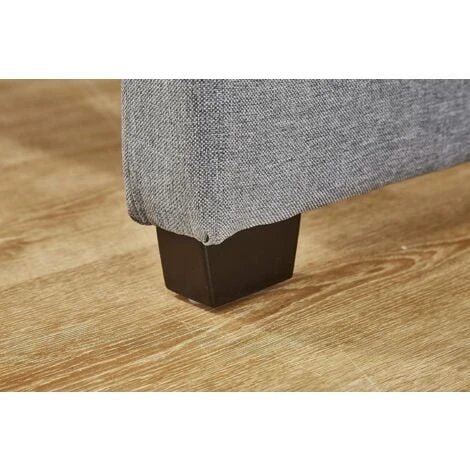 KOSY KOALA Linen Fabric Grey Daybed Sofabed With Underbed Trundle Living Room Bedroom Furniture Guest Day Bed Sofabed - Image 3