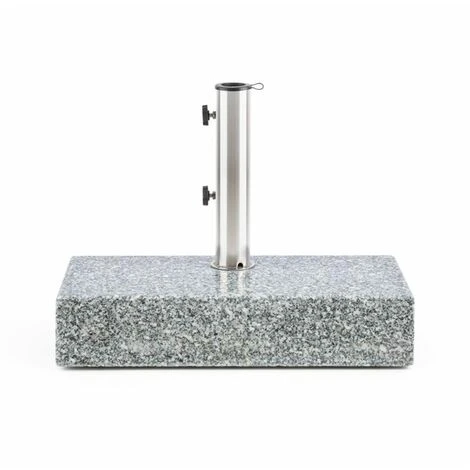 Blumfeldt Schirmherr 25HSQ Sun Umbrella Stand 25 Kg Terrace Granite Grey Polished - Image 3