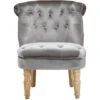 Lottie Chair Silver Velvet