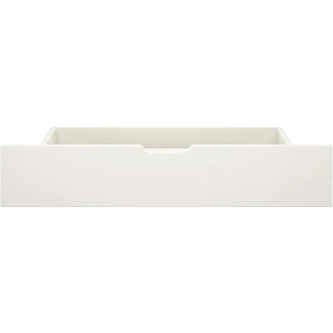 Bed Drawers 2 Pcs White Solid Pine Wood VidaXL - Image 4