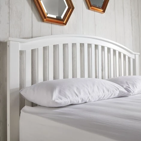 Grayson Wooden Ottoman White Small Double - Image 3