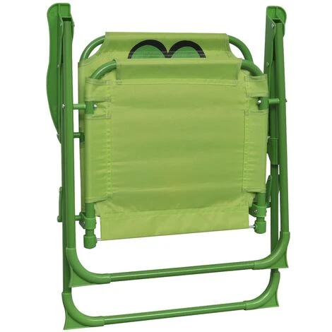 3 Piece Kids' Garden Bistro Set With Parasol Green - Image 5