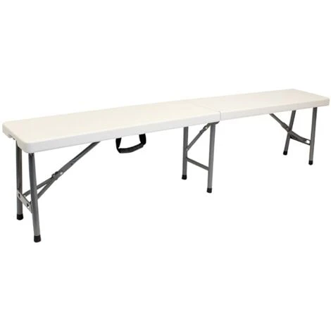 Oypla 6ft 1.8m Folding Heavy Duty Outdoor 4 Person Trestle Bench Chair