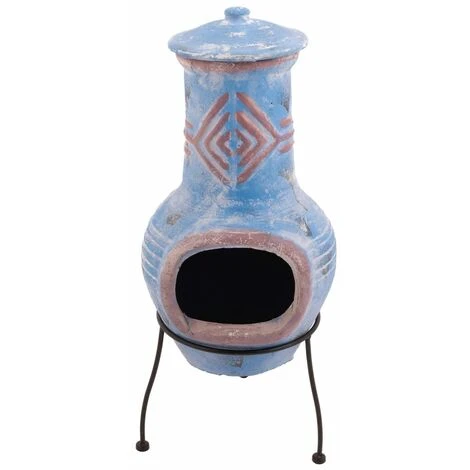 RedFire Fireplace Colima Clay Sea Blue/Red 86031 - Image 2