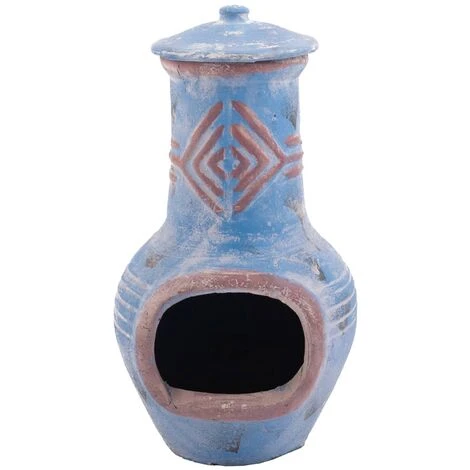 RedFire Fireplace Colima Clay Sea Blue/Red 86031 - Image 5