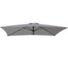 Greenbay Replacement Fabric Garden Parasol Canopy Cover For 3X2m 6 Arm Parasol - Grey
