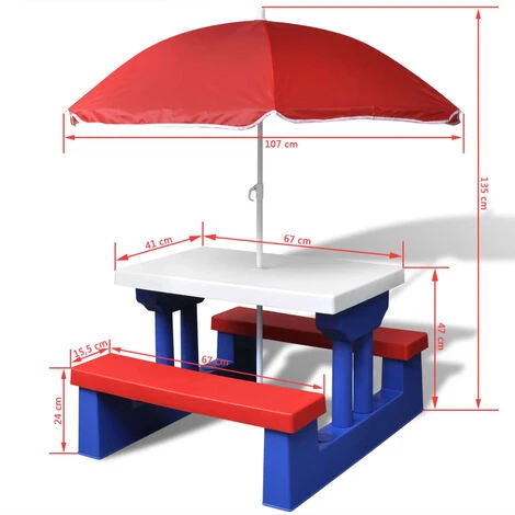 Children's Picnic Table By Freeport Park - Image 5