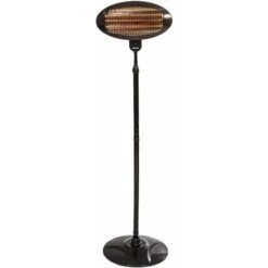 Oypla Electrical 2KW Quartz Free Standing Outdoor Electric Garden Patio Heater