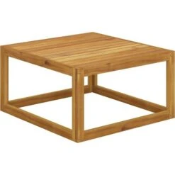Coffee Table 68x68x29 Cm Solid Acacia Wood VidaXL