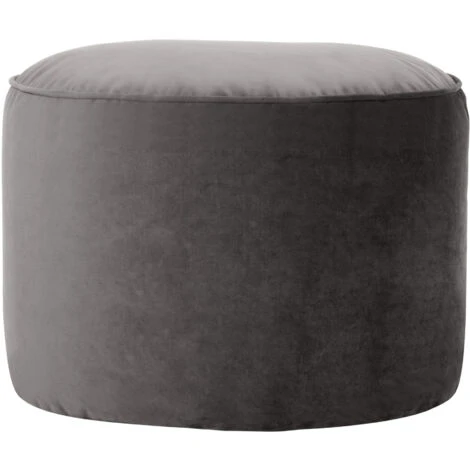 Icon Milano Velvet Pouffe, Bean Bag Footstool