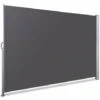VOUNOT 1.8 X 3 M Side Awning Retractable, Privacy Screen For Patio, Garden, Balcony, Terrace, Black
