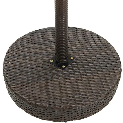 3 Piece Garden Bar Set Poly Rattan Brown VidaXL - Image 5