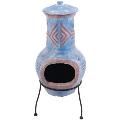 Fireplace Colima Clay Sea Blue/Red 86031 RedFire - Image 4
