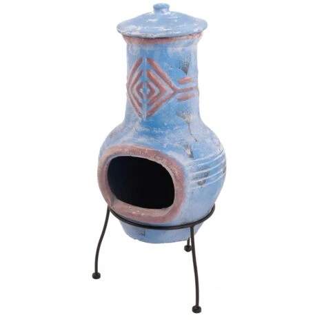 Fireplace Colima Clay Sea Blue/Red 86031 RedFire - Image 5