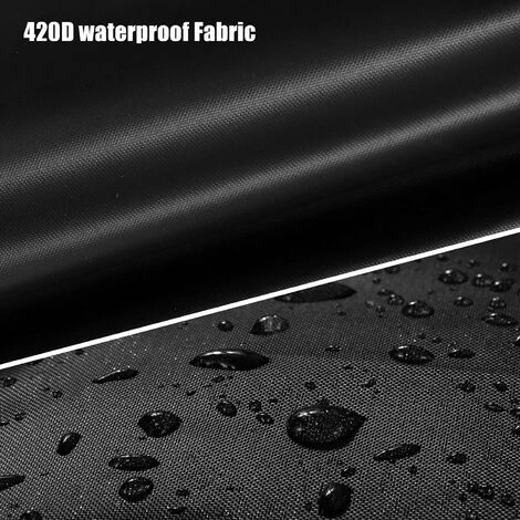 Garden Furniture Covers Waterproof,Patio Furniture Cover ,Rectangular Patio Table Cover- Upgraded 420D Heavy Duty Oxford Fabric Rattan Furniture Cover For Chair Sofa Outdoor(12312374cm) - Image 2