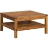 Coffee Table 65x65x35 Cm Solid Acacia Wood VidaXL