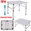 Portable Folding Camping Table Aluminium Carry BBQ Desk Kitchen Outdoor Picnic