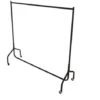 Oypla 5ft Garment Clothes Rail Super Heavy Duty All Metal Black