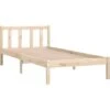 Bed Frame Solid Pinewood 90x200 Cm VidaXL