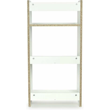 White Wooden Bookcase - 3 Shelves - Butterflies - Image 3