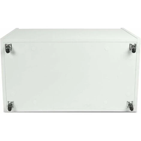 Large Wheeled Wooden Toy Box For With Stool Seat - Bear And Bees - Image 3