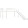 Topdeal Children's Loft Bed Frame With Slide & Ladder Pinewood 97x208 Cm VDTD23799