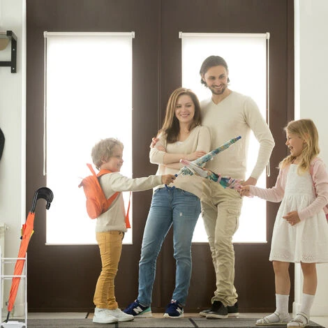 Relaxdays Cast Iron Umbrella Stand, Rectangular, With Drip Tray, Massive, Vintage, HxWxD: Ca 48.5 X 30.5 X 16 Cm, Bronze - Image 3