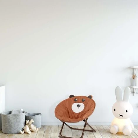 Relaxdays Moon Chair Kids, Foldable, Indoor, Camping Seat For Boys & Girls, HxWxD 48 X 51 X 48 Cm, Monster, Yellow - Image 3